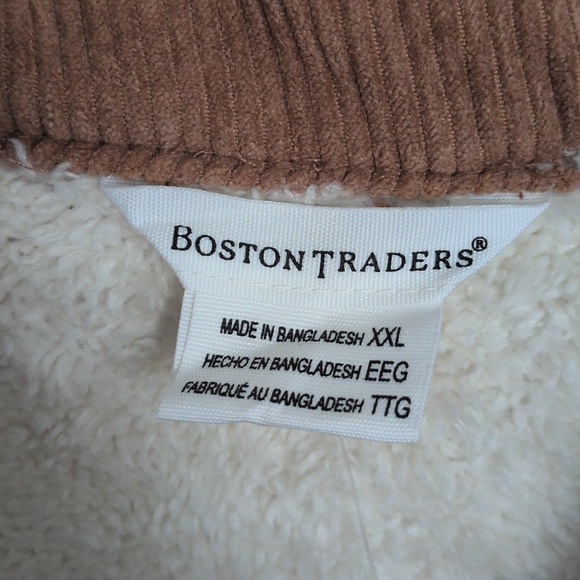 NWOT Boston Traders Brown Corduroy Shacket - XXL - Picture 2 of 6